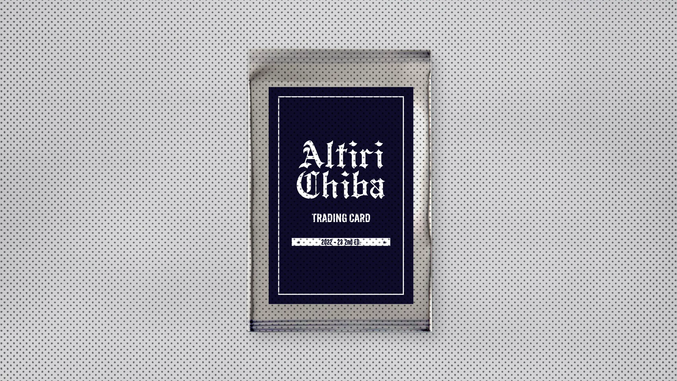 ALTIRI CHIBA 2022-23 SEASON TRADING CARD 2ND ED