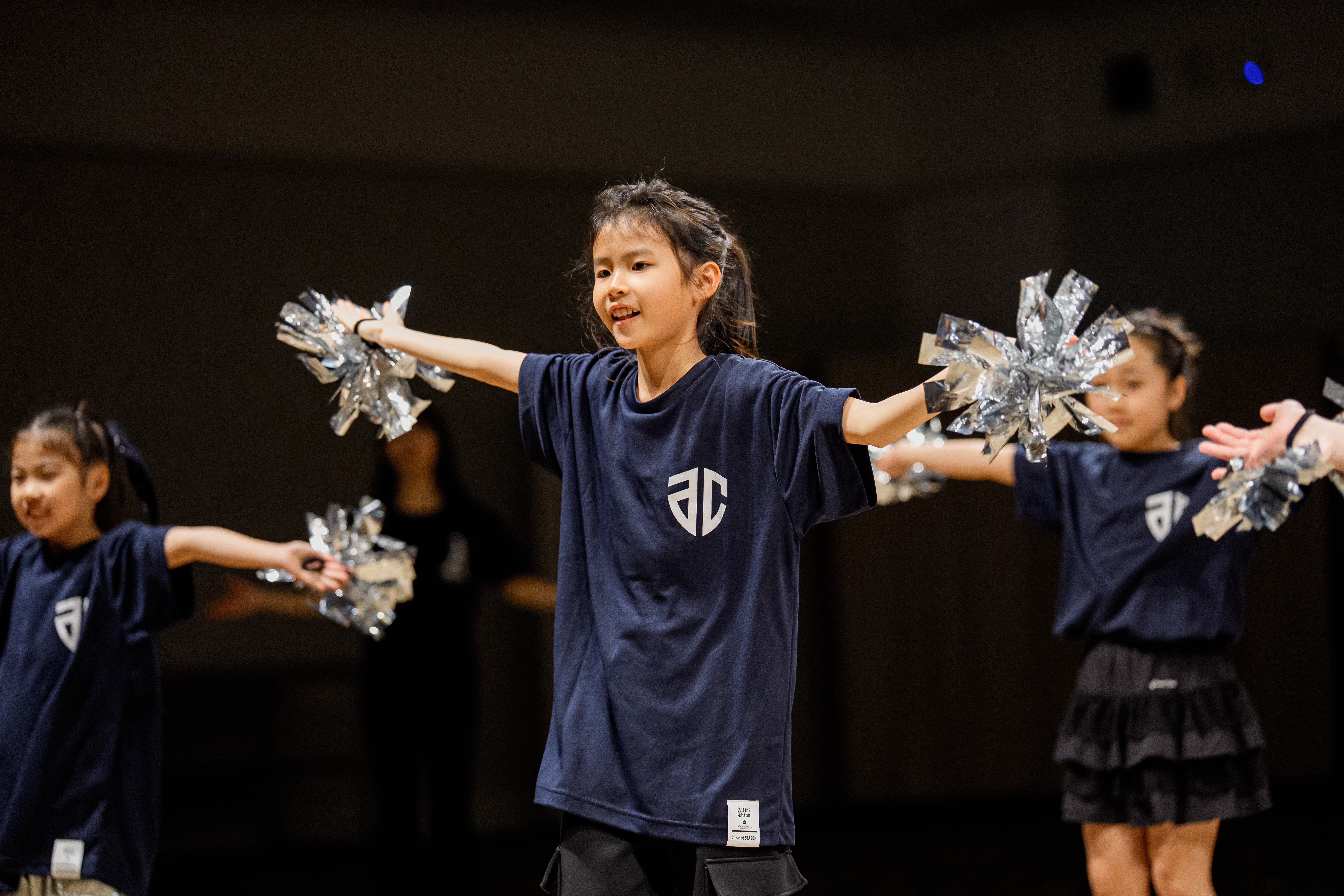 ダンスを発表する子どもたちの様子