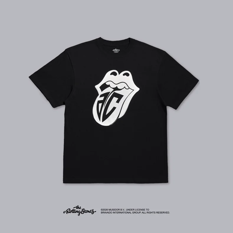 TONGUE AND LIPS TEE フロント